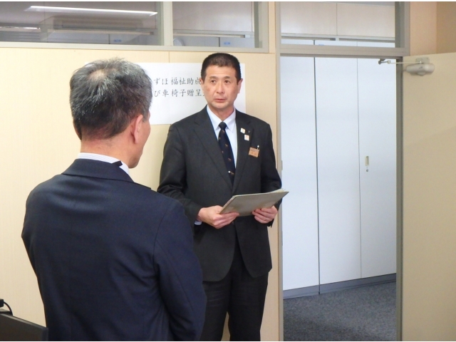 愛知県障害福祉課長　坂上様ご挨拶