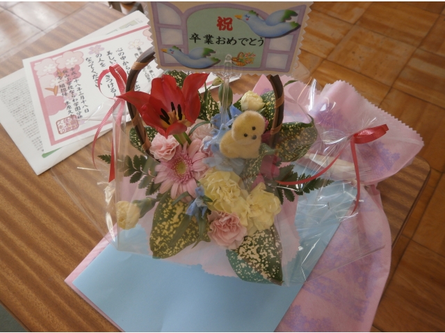 とってもきれいなお花を頂きました。