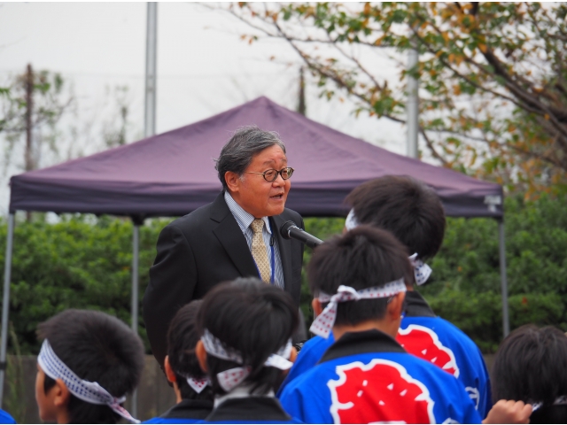 開会式の園長先生のお話です☆