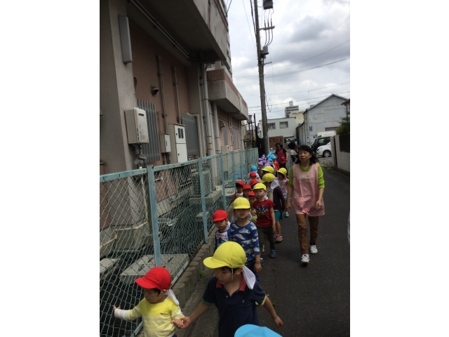 みんなで上手に歩いています