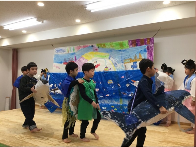 シャチやサメもいたよ