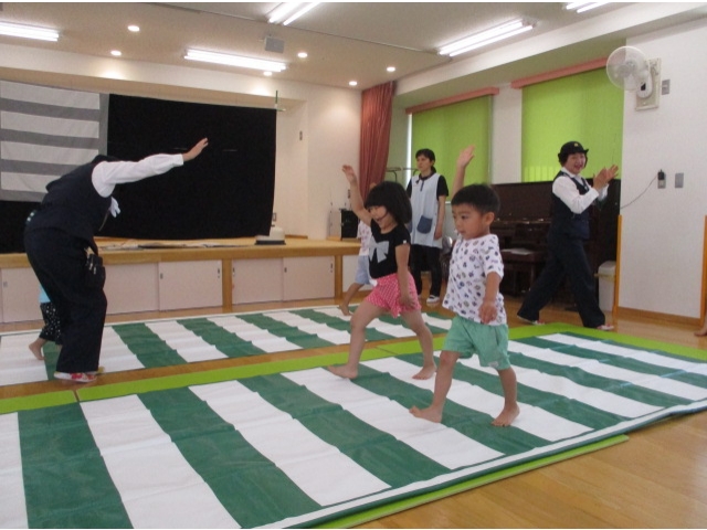 皆に見てもらって緊張している子もいましたよ