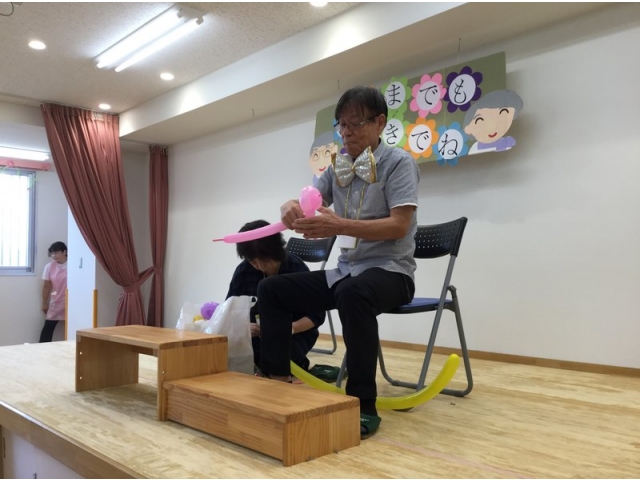 バルーンアートをして下さいました