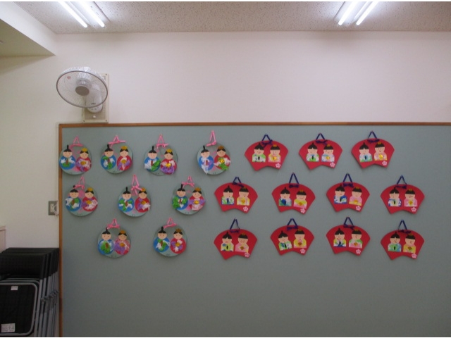０・１歳児のおひな様