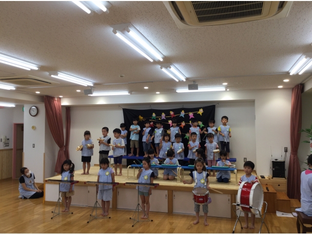 ゆり・ばら組・器楽合奏線路はつづくよどこまでも