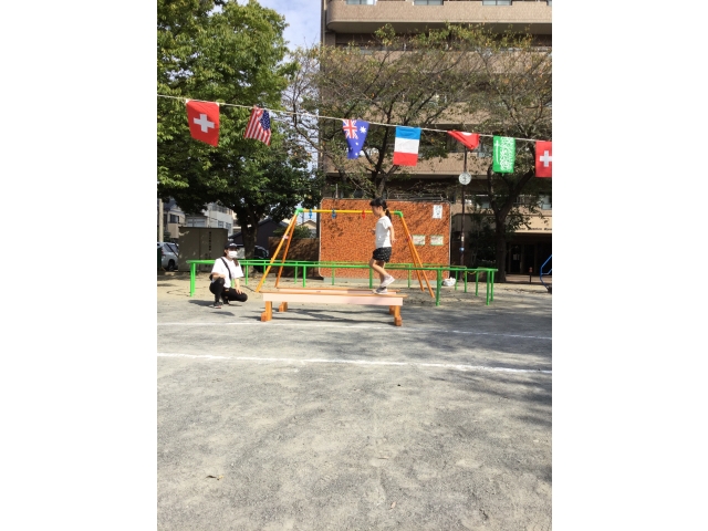 障害物競争・平均台