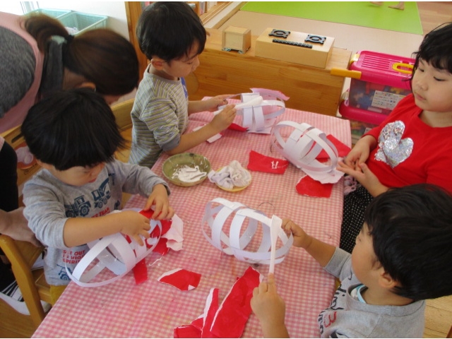 提灯を作るよ！
