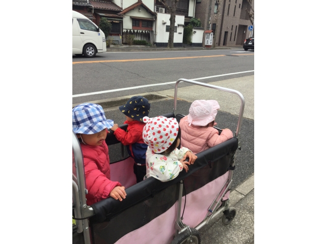 車がたくさん見えるね！