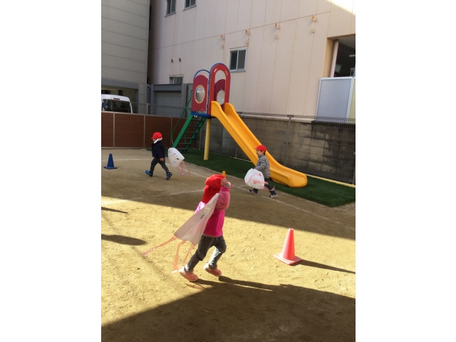 凧上がった～！