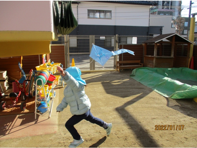 しっかりとたこがあがっていました！