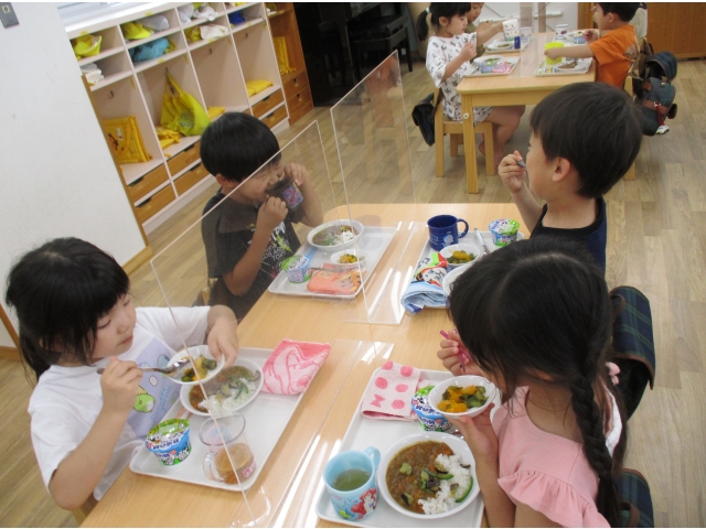 もりもり食べていました！