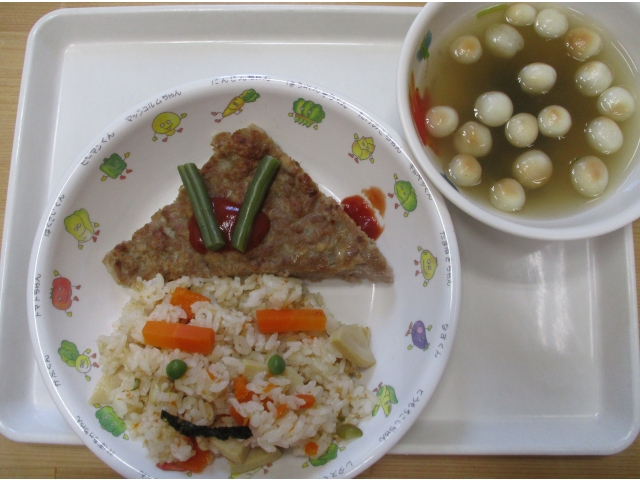 今日の給食です♪