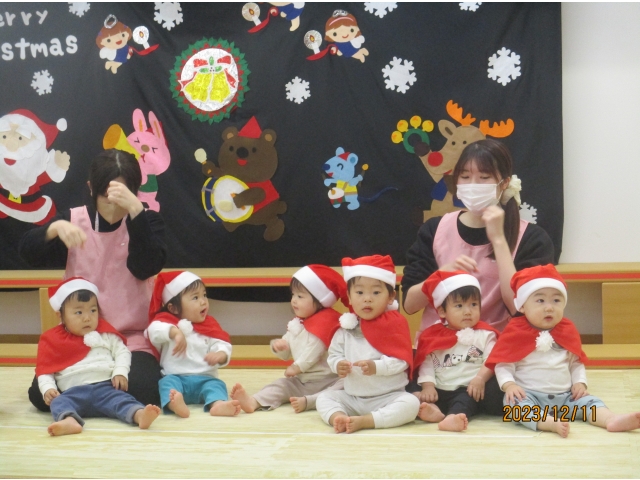 皆で手遊び楽しいね