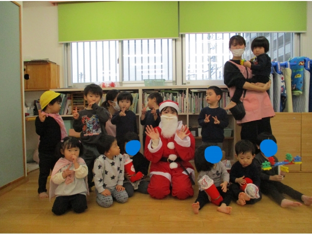 サンタさんと一緒