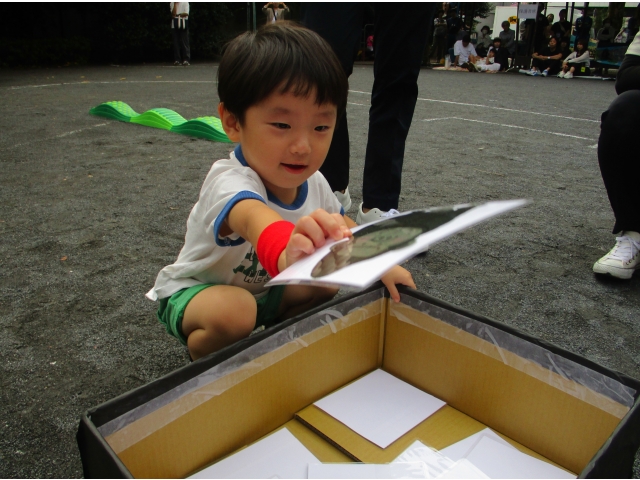 ２歳児　動物のカードを引きました！
