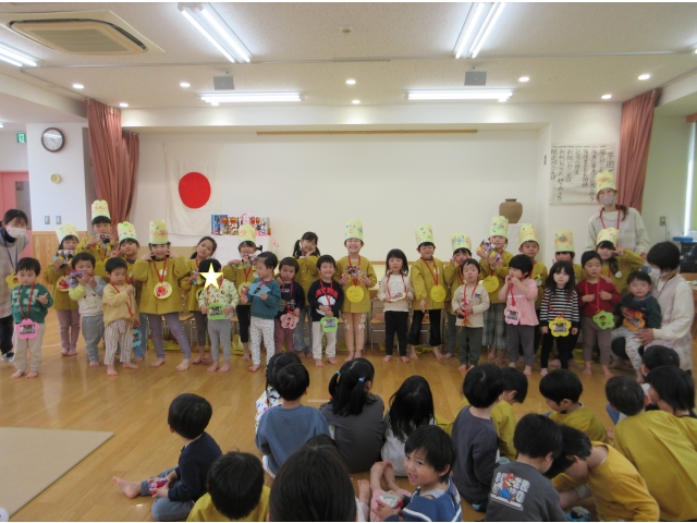 ちゅうりっぷ組からは写真立てを！