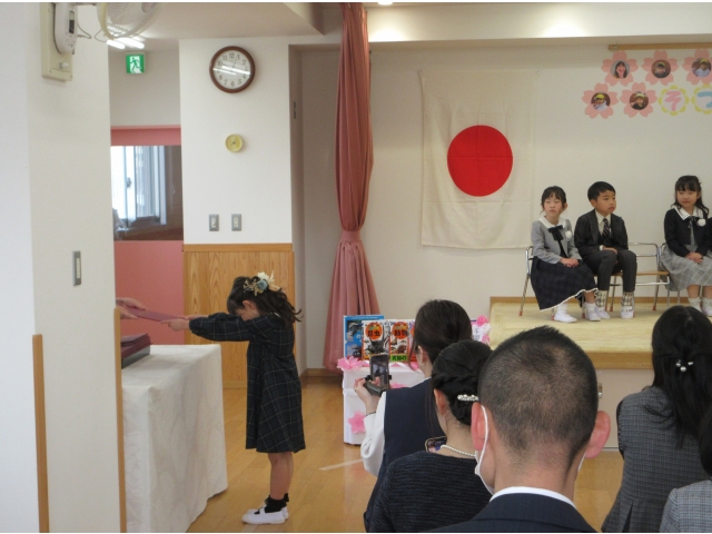 お辞儀も素敵ですね
