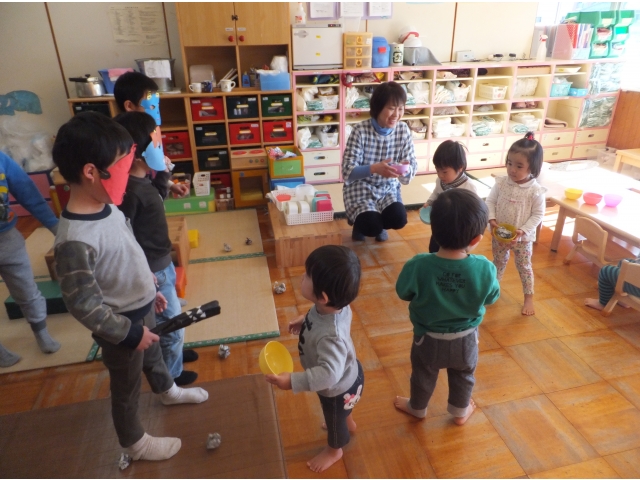 あ！おにだー！
