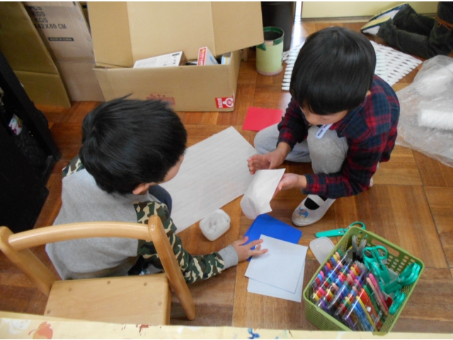 相談しながらすすめてます