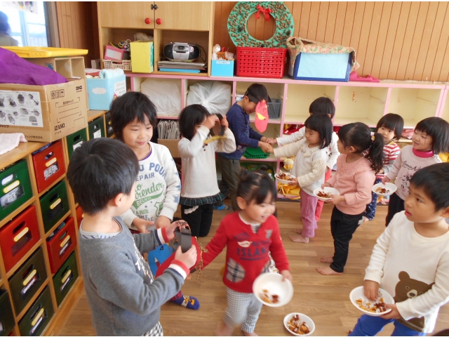 鬼の正体がわかり、一安心♡