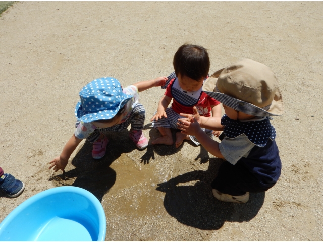 泥んこ遊び？
