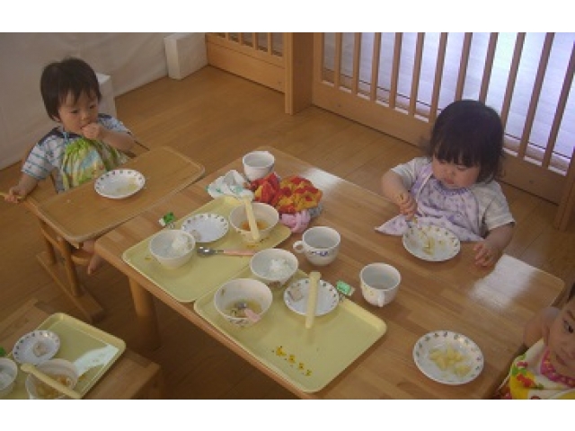 フォークで
チックン。