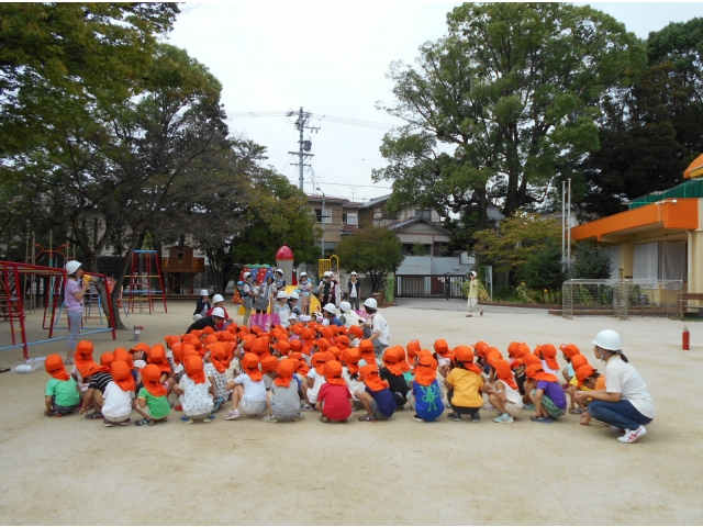全員無事避難し、
　　園長先生のお話