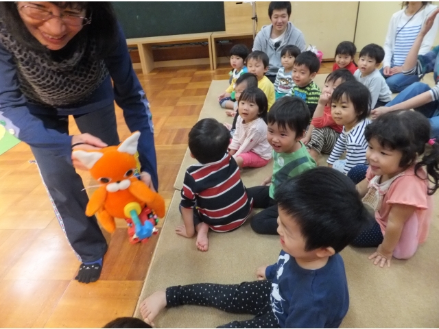 近くに来て
くれたよ。