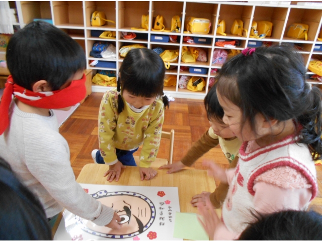 「ここかな～？」