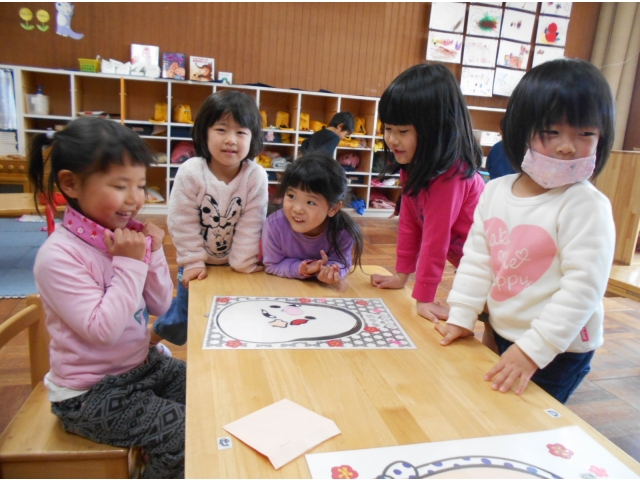 「おもしろい顏に
なっちゃた♪」