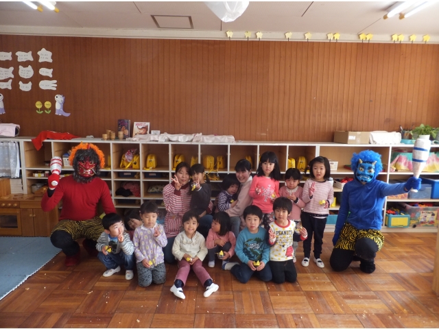 やさしいオニと
たんぽぽ組さん♡