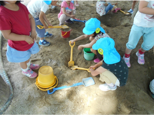 ４歳児、私たちも
作りたい！