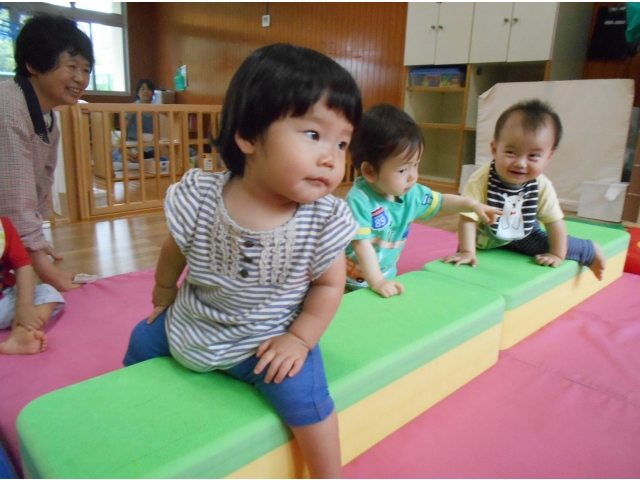 お座り上手でしょ？