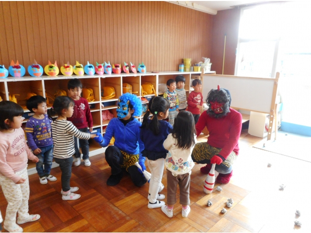 オニとなかよし♪