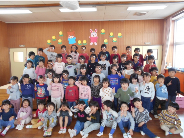 3歳児からは海賊眼帯。