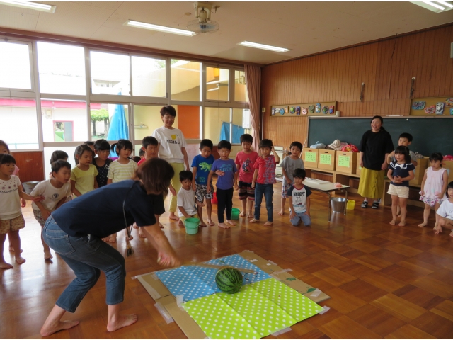 最後は園長先生が…
