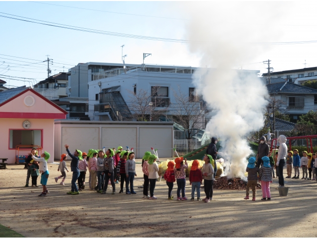 煙が出て興味深々
(^-^)