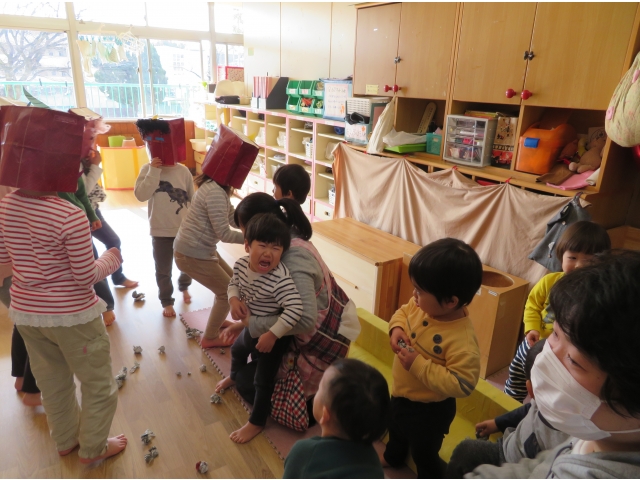 りす組のオニは迫力満点!
