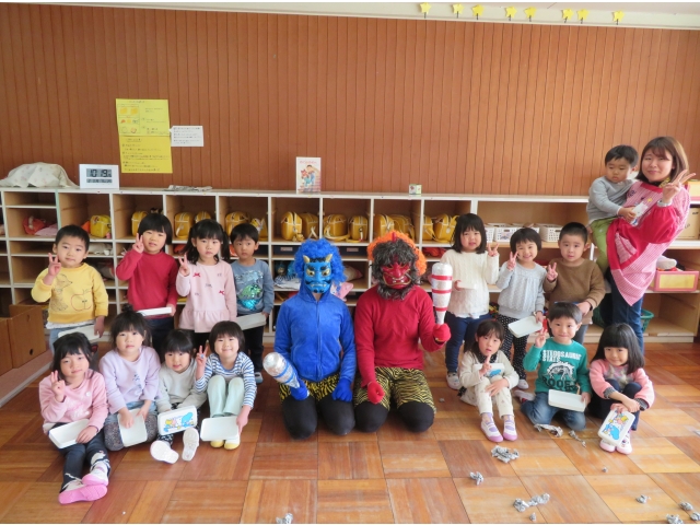 オニと一緒に♪
