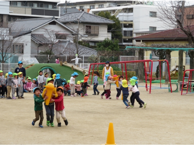 ボールを落とさない
ように…
