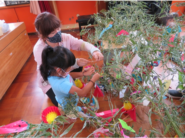 先生と一緒に結びます