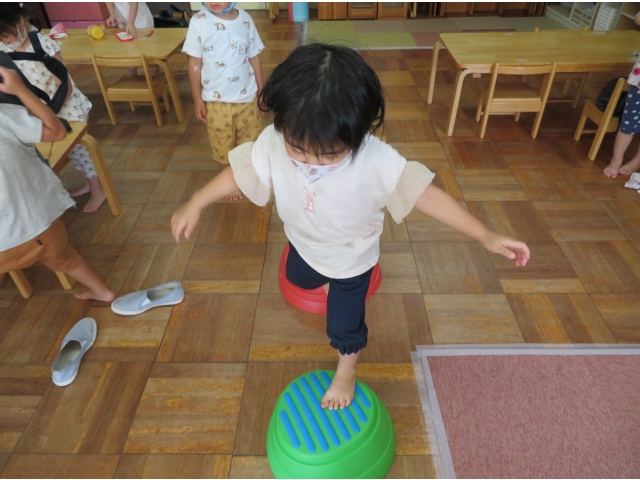 上手にに渡れたよ(^▽^)/