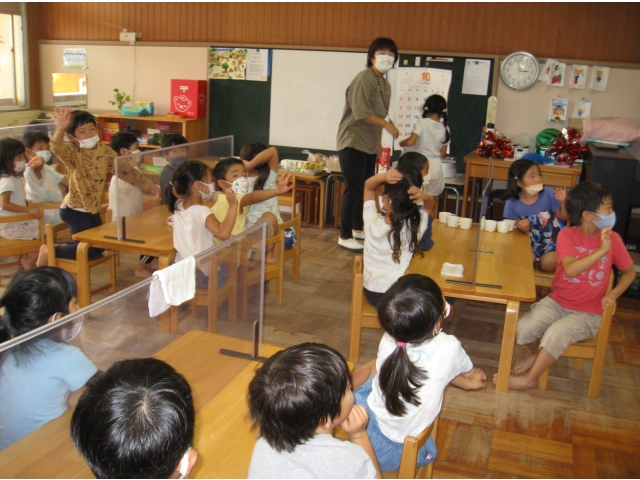 “shouwaさん、給食の先生ありがと～”