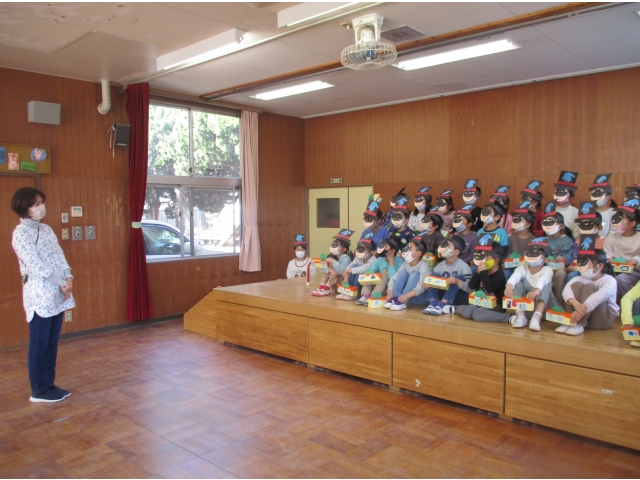 園長先生からのお祝いの言葉です♡