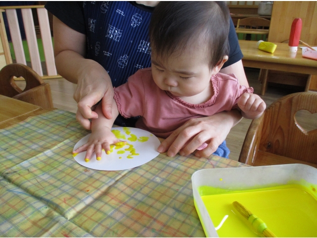 先生と一緒にやったよ！