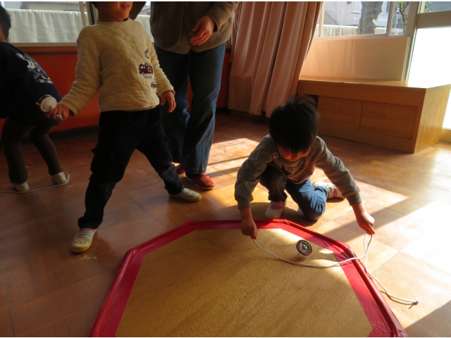 技に挑戦!