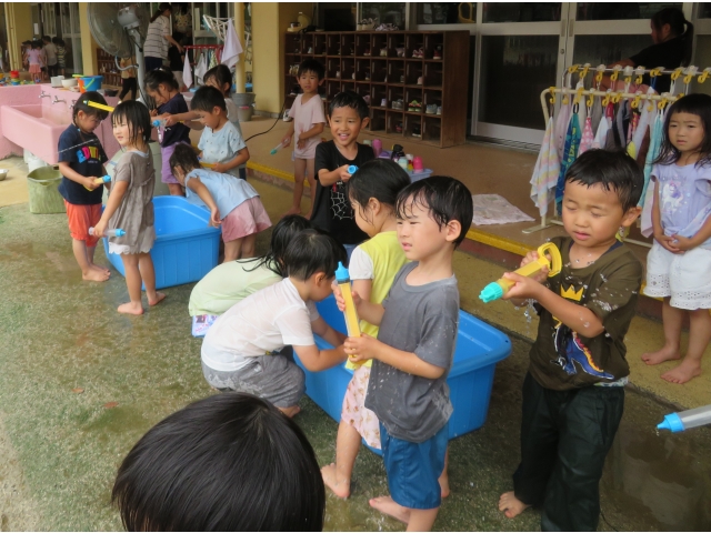 しっかり水を入れて…