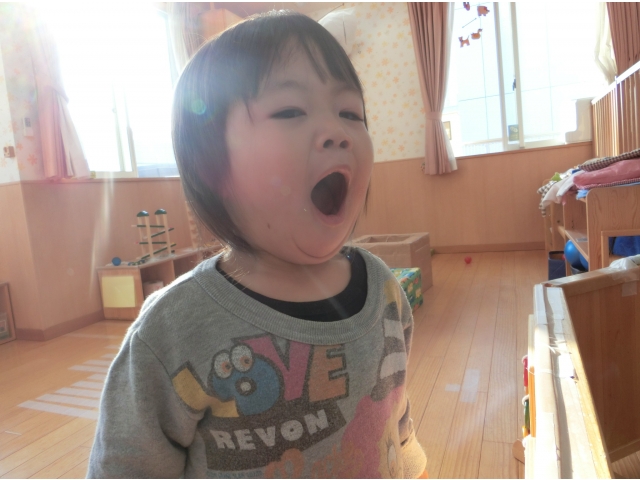 大あくび
