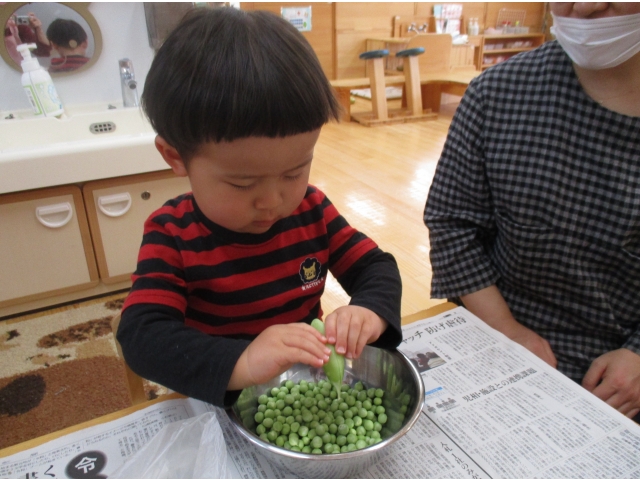 豆パラパラ～