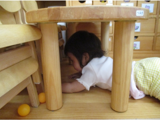 ボールを追いかけて…